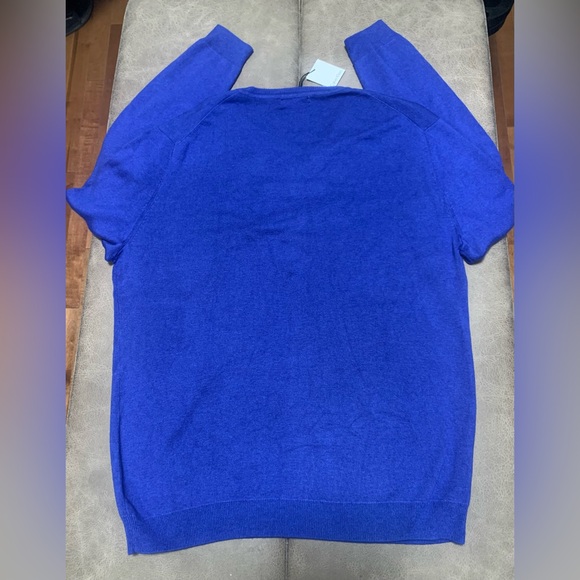 Calvin Klein Men’s Blue V-neck Cotton Modal Knit Lightweight Sweater NEW Size XL - Picture 6 of 6